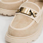 Prai - Beige Buckle Loafer (Women)