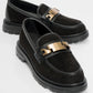 Prai - Black Buckle Loafer (Women)