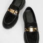 Prai - Black Buckle Loafer (Women)
