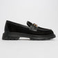 Prai - Black Buckle Loafer (Women)