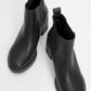 Loves - Black Block Heel Ankle Boot (Women)