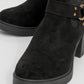 Felin - Black Block Heel Ankle Boot (Women)