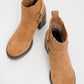 Felin - Tan Elasticated Buckle Block Heel Boot (Women)
