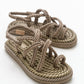 POMA Sandal Dark Beige