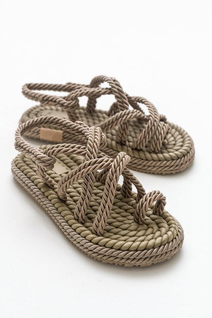POMA Sandal Dark Beige
