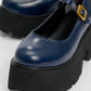 Linley Navy Platform Loafer (Women)