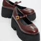 Linley Burgundy Platform Loafer (Women)