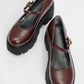 Linley Burgundy Platform Loafer (Women)