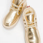 Mingo - Gold Lace-Up Sport Boot (Women)