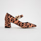 Dolva - Black/Yellow Block Heel Shoe (Women)