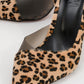 653 Heeled Shoe Black & Yellow