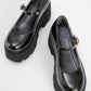 Linley Black Platform Loafer (Women)