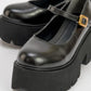 Linley Black Platform Loafer (Women)