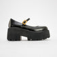 Linley Black Platform Loafer (Women)