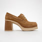 Dudley - Taupe Platform Heel Shoe (Women)