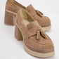 Leton - Taupe Platform Heel Shoe (Women)