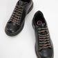Festy - Black Elastic Lace-Up Everyday Shoe (Women)