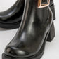 Moriah - Black Block Heel Boot (Women)