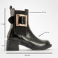 Moriah - Black Block Heel Boot (Women)