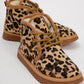 Mingo - Black And Yellow Patterned Lace-Up Sport Boot (Women)