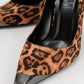 Brelo - Black Yellow Patterned High-Heel Shoe (Women)