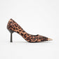 Moanda - Black/Yellow Patterned Stiletto Pump (Women)