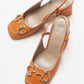 Karol - Orange Heeled Shoe (Women)