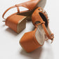 Karol - Orange Heeled Shoe (Women)