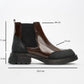 Albia - Cognac Zippered Elastic Boot (Women)