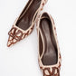 Togo - Beige-Cognac Heeled Shoe (Women)