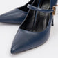 Pattaya - Navy Stone-Embellished Stiletto Pump (Women)