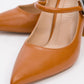 Pattaya - Cognac Stone-Embellished Stiletto Pump (Women)