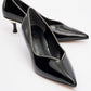 Eupho - Black Patent Low Heel Pump (Women)