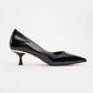 Eupho - Black Patent Low Heel Pump (Women)