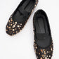 Grego Gold Sequin Embellished Flat (Women)