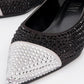 Monteria - Black Silver Ballet Flat (Women)