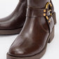 Fies Brown Buckled Boot (Women)