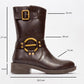Fies Brown Buckled Boot (Women)