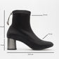 Landes - Black Block Heel Boot (Women)