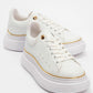 Botea - White Gold Detail Sneaker (Women)