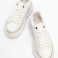Botea - White Gold Detail Sneaker (Women)
