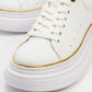 Botea - White Gold Detail Sneaker (Women)