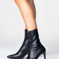Thalin - Black Pointed Toe Side-Zip Stiletto Heel Boot (Women)