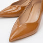 Eupho - Cognac Patent Low Heel Pump (Women)