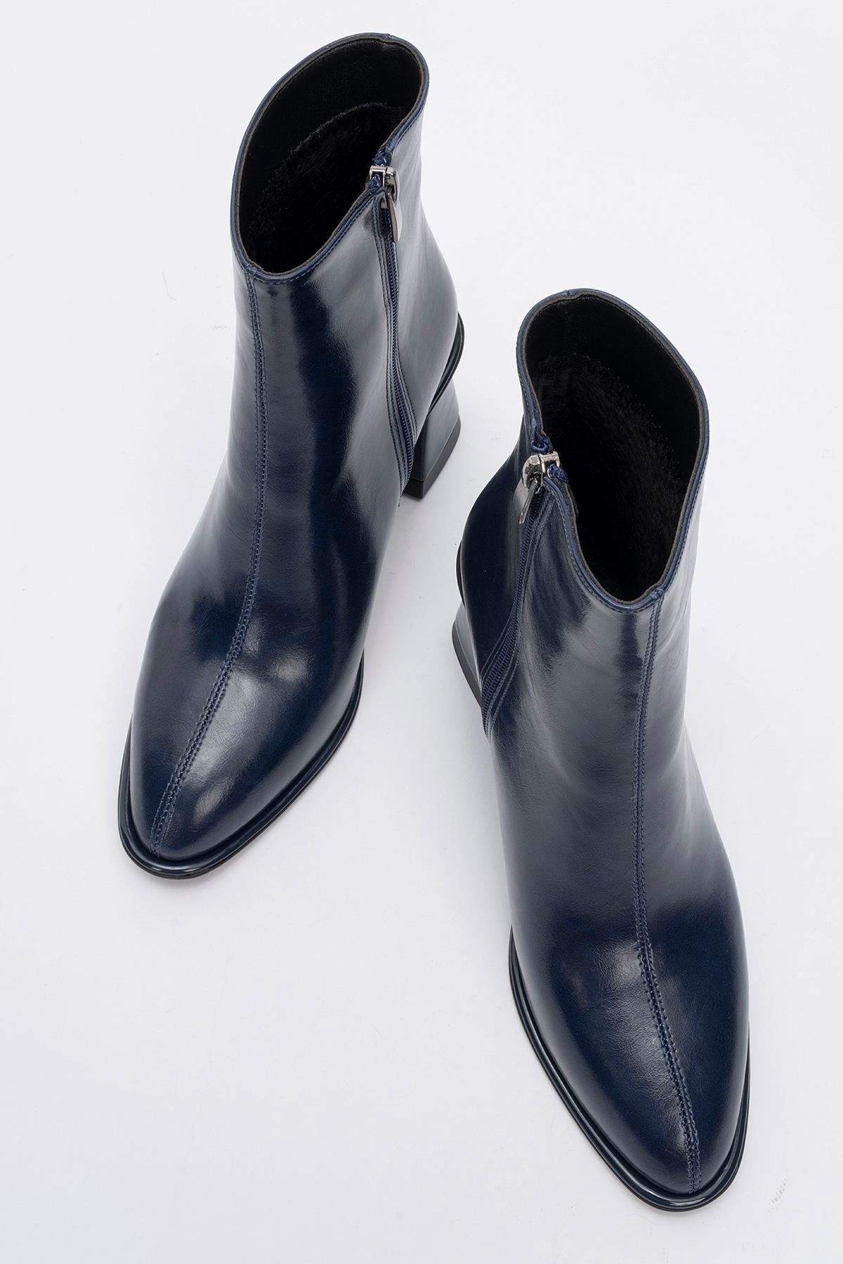 navy dress boots women Maura