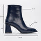 Maura Block Heel Boot Navy