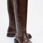 Alaska Brown Pattern Western Boot (Women)
