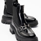 Vesper Chelsea Black Patent