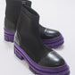 Bendis - Black/Purple Scuba Boot (Women)
