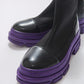 Bendis - Black/Purple Scuba Boot (Women)
